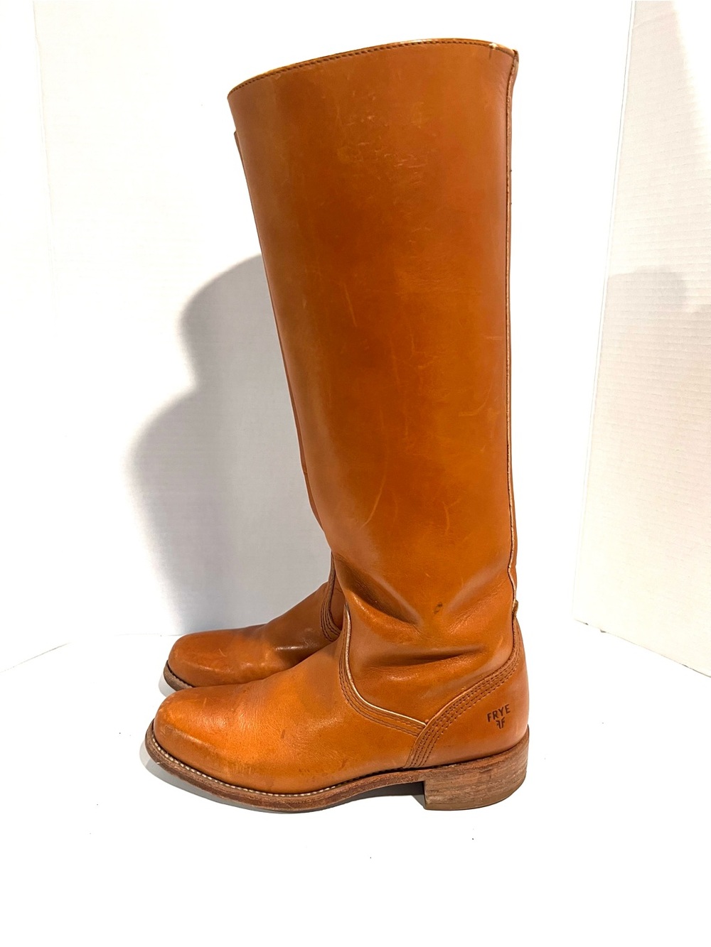 Frye Vintage 90s Campus 14L Boots Leather USA 7B - Picture 4 of 9